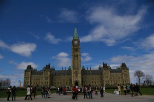 The Houses of Parliament in Ottawa