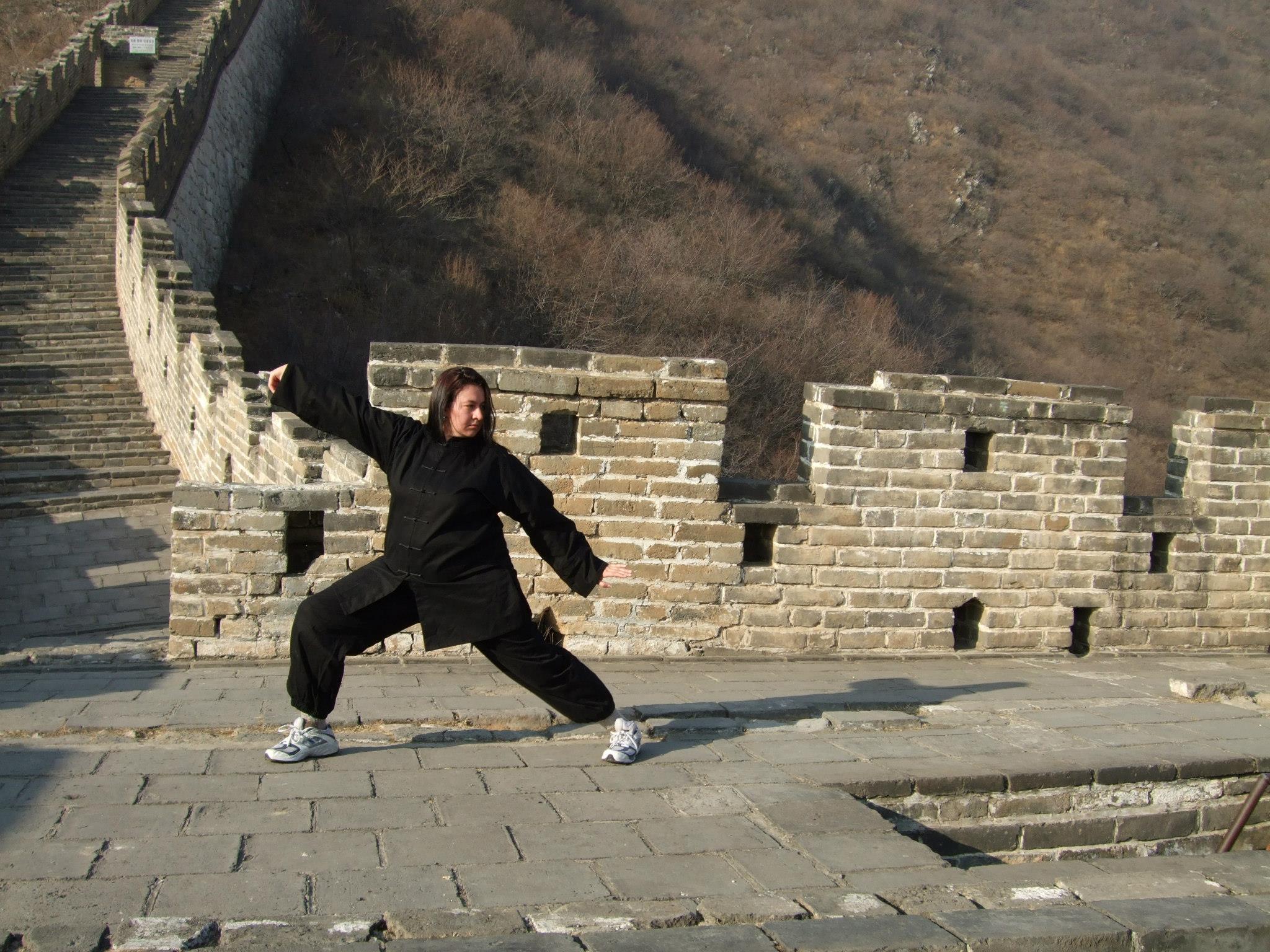 Tai Chi on the Great Wall of China